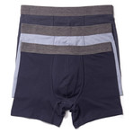 Stretch Boxer Brief // Navy // Pack of 3 (L)