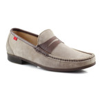 Union Square Suede Loafer // Stone (US: 9.5)