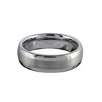 Tungsten Brushed Tiffany Band (Size 8)