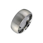 Tungsten Brushed Tiffany Band (Size 7)