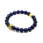 Stone // Blue + Gold Skull