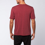 Distressed Tee // Maroon (M)