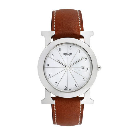Hermes H Watch Quartz // HR1.710.24 // 793-TM10045 // Pre-Owned