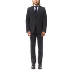 Lorenzo Wool Pinstripe Suit // Medium Grey (Euro: 48)