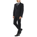 Paolo Wool Suit // Black (Euro: 52)