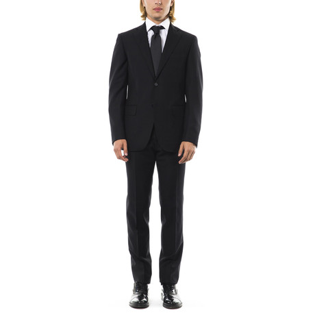 Paolo Wool Suit // Black (Euro: 46)