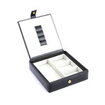 Watch + Cufflink Travel Case (Chestnut Brown)