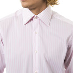 Flavio Stretch Dress Shirt // Pink (XL)