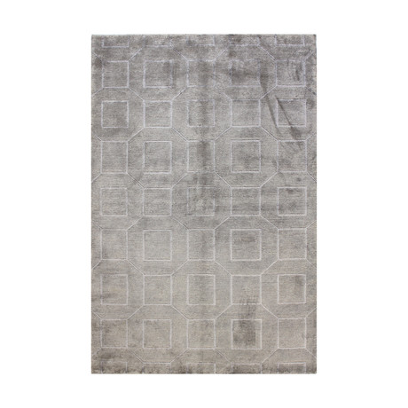 Cubes // Platinum Rug (2'6"L x 8'W)