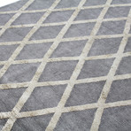 Diamonds // Pewter Rug (2'6"L x 8'W)