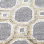 Geometry // Platinum Rug (2'6"L x 8'W)