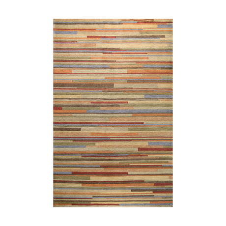 Striations // Multi Rug (3'9"L x 5'9"W)