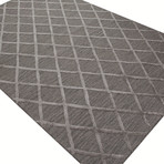 Rhombus // Grey Rug (2'6"L x 8'W)