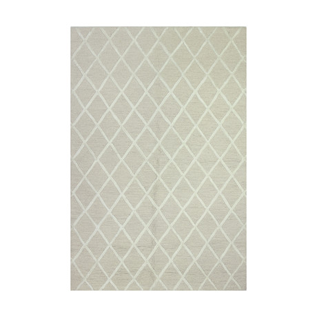 Rhombus // Ivory Rug (2'6"L x 8'W)