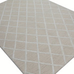 Rhombus // Ivory Rug (2'6"L x 8'W)