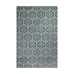 Scroll // Light Blue Rug (2'6"L x 8'W)