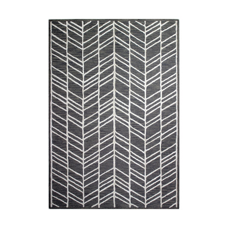 Twigs // Grey Rug (2'6"L x 8'W)