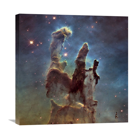 2014 Hubble WFC3/UVIS M16 // Pillars of Creation (24"W x 24"H x 1.5"D)