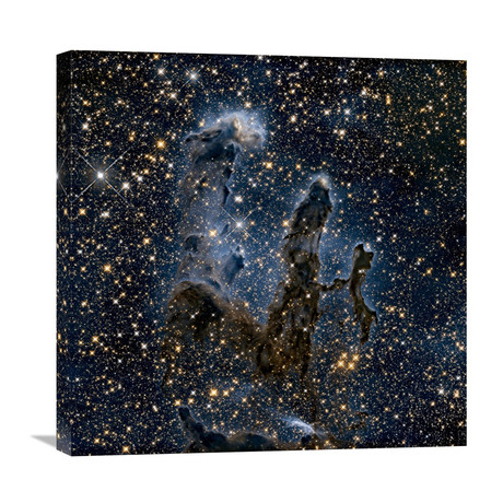 A Near-Infrared View // Pillars of Creation (24"W x 24"H x 1.5"D)