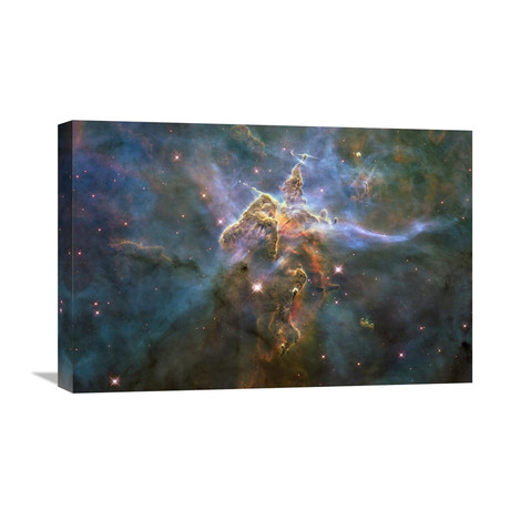 Mystic Mountain in the Carina Nebula (24"W x 16"H x 1.5"D)