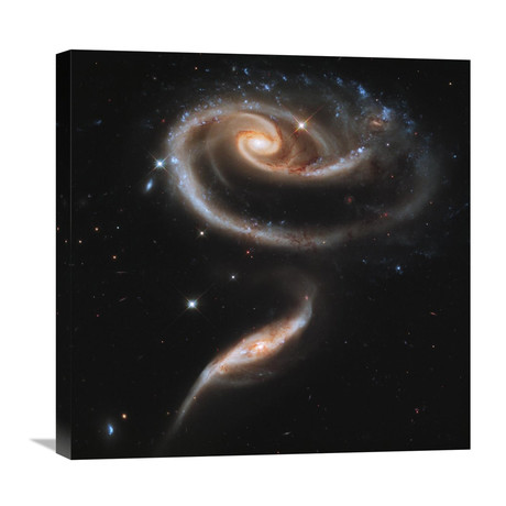 Interacting Galaxies (24"W x 24"H x 1.5"D)