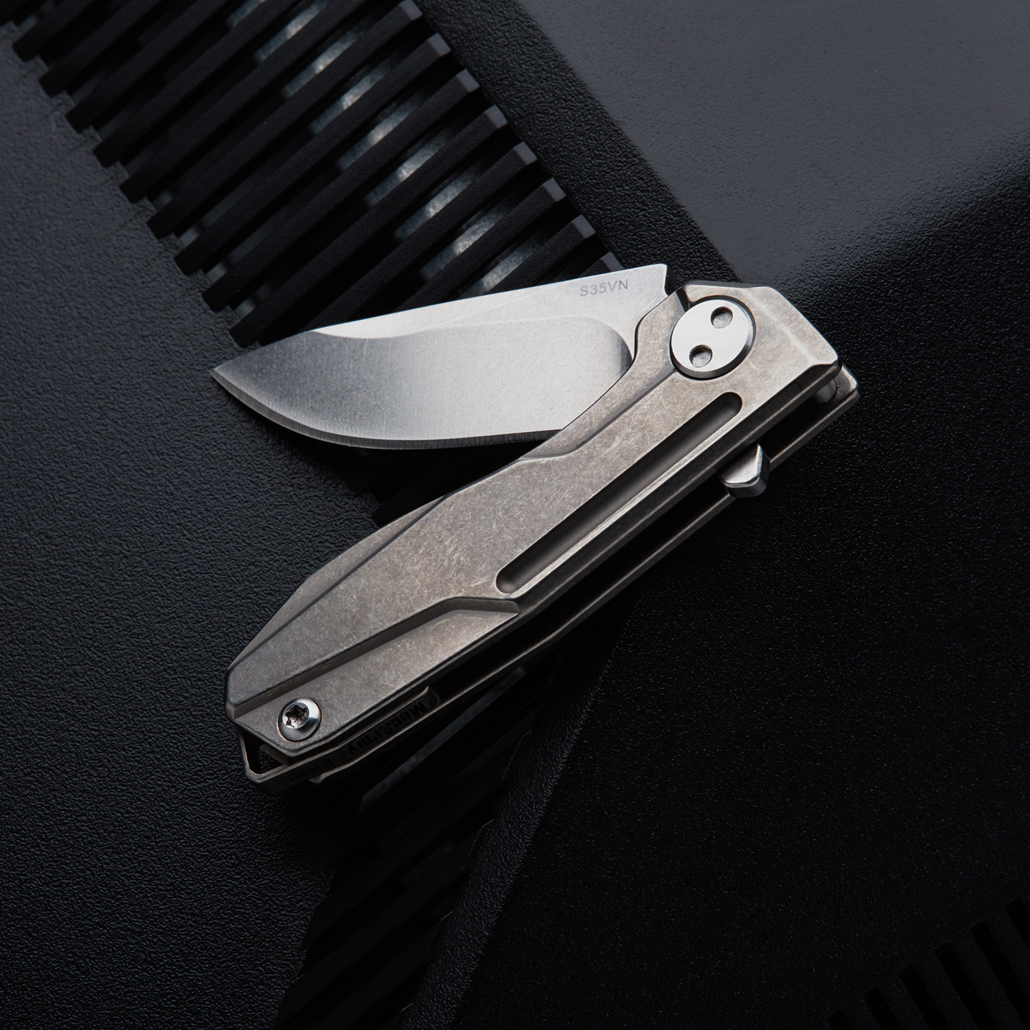 EK33 // Titanium Folding Knife - MecArmy - Touch of Modern