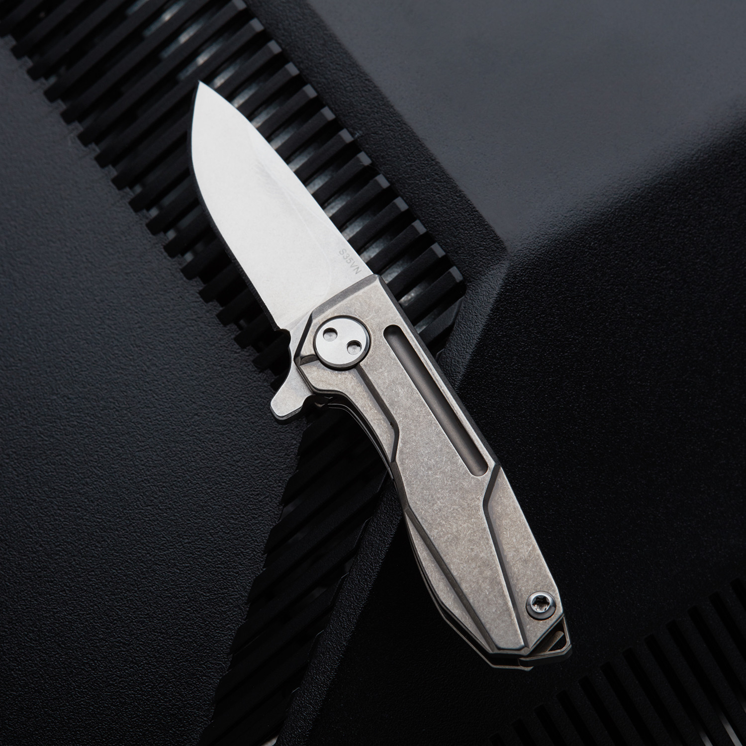 EK33 // Titanium Folding Knife - MecArmy - Touch of Modern