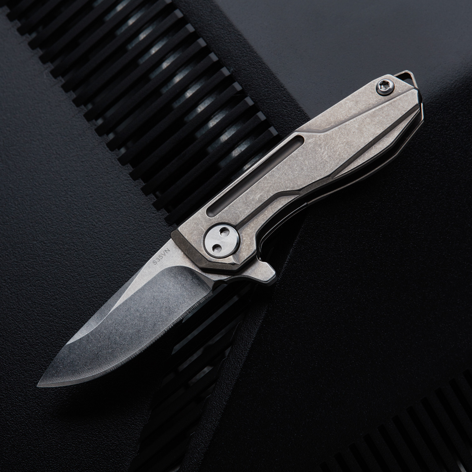 EK33 // Titanium Folding Knife - MecArmy - Touch of Modern