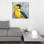 American Goldfinch (18"W x 18"H x 0.75"D)