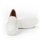 Benny Perforated Slip-On Sneaker // White (Euro: 43)