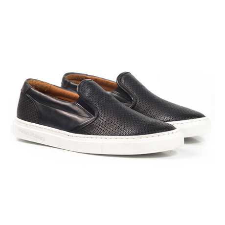 Benny Perforated Slip-On Sneaker // Navy (Euro: 39)
