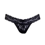 Lucy Lace Thong // Black (XS)