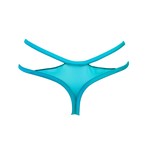 Portia Vintage Stitch G-String // Teal (XS)