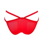 Cordelia Lace Heart Brief // Red (XS)