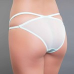 Cordelia Lace Heart Brief // Absinthe (XS)