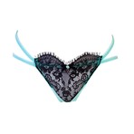 Cordelia Lace Heart Brief // Absinthe (XS)