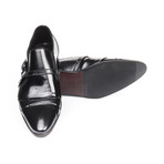 Uomini Italiani // Danyel Point Toe Dress Shoe // Black (Euro: 45)