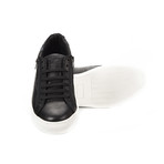 Hanven Zipper Lace-Up Sneaker // Black (Euro: 45)