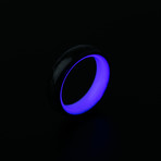 Carbon Lume Ring // Purple (Size 6)