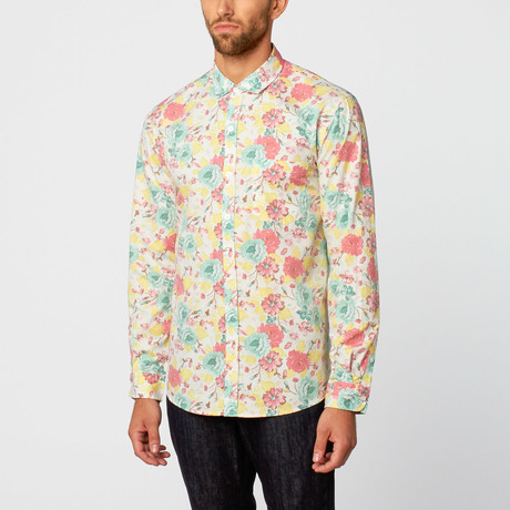 Verona Floral Long-Sleve Button-Up // Multi (S)