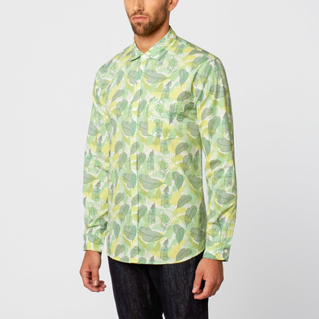 Verona Long-Sleve Button-Up // Green (S)