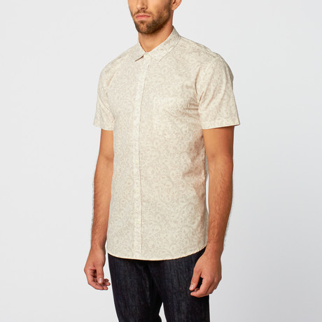 Milano Short-Sleeve Button-Up // White (S)