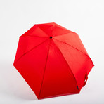 STORMini by Impliva // Aerodynamic Foldable Storm Umbrella (Black)