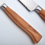 Pfeilring Cutlery // Chef, Bread + Paring Knife Set