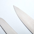 Pfeilring Cutlery // Chef, Bread + Paring Knife Set