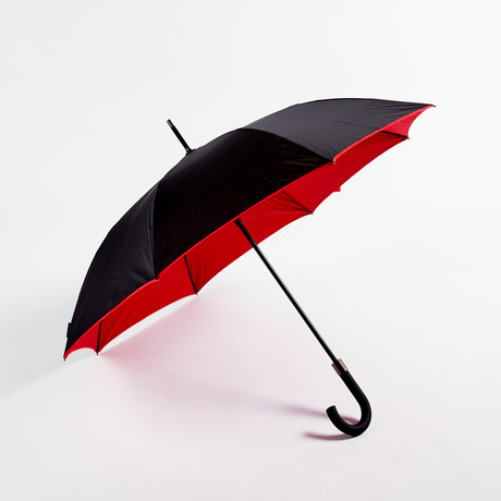 Smati by Susino // Double Canopy Umbrella (Black + Red)