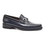 Leather Sole Metal Ornament Loafer // Blue (Euro: 42)