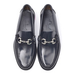 Leather Sole Metal Ornament Loafer // Blue (Euro: 43)