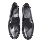 Rubber Sole Ornament Loafer // Antic Black (Euro: 42)