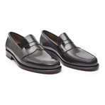 Leather Sole Banded Loafer // Antic Maroon (Euro: 40)